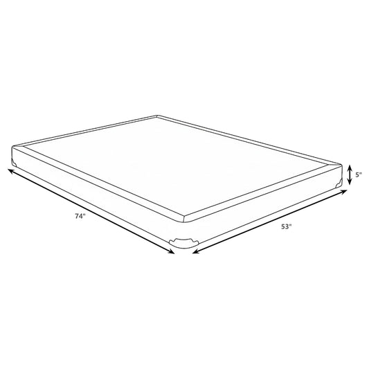 Mercer 5-inch Full Low Profile Box Spring Foundation