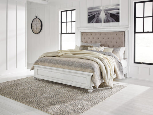 Kanwyn Queen Panel Bed, Dresser and Mirror