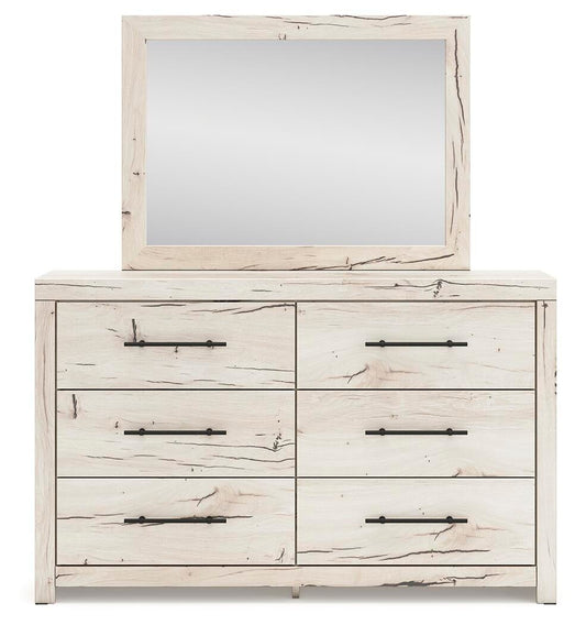 Lawroy King Panel Headboard, Dresser, Mirror, Chest and Nightstand
