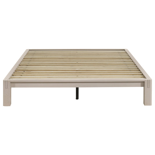 Gislen Queen Easy Assembly Wood Platform Bed White