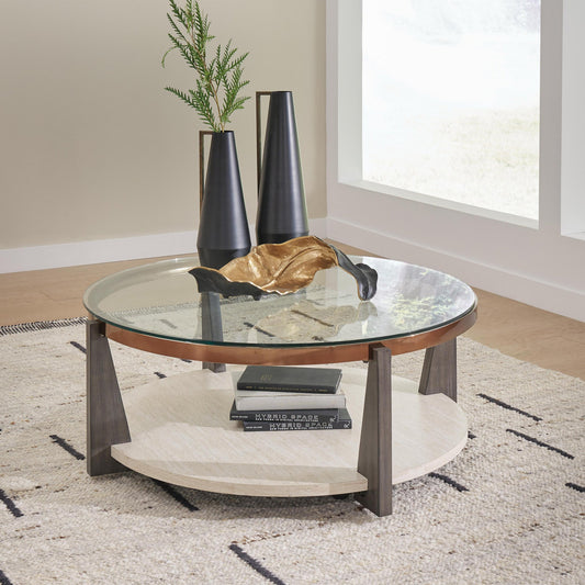 Ashley Express - Frazwa Round Cocktail Table