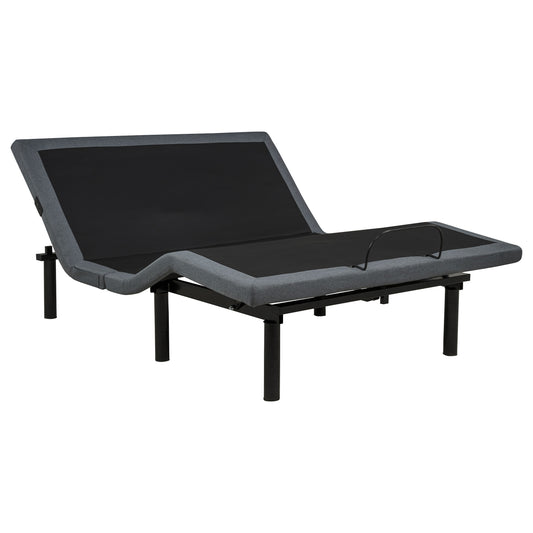 Weston Queen Dual-Motor Massage Adjustable Bed Base in Black and Grey