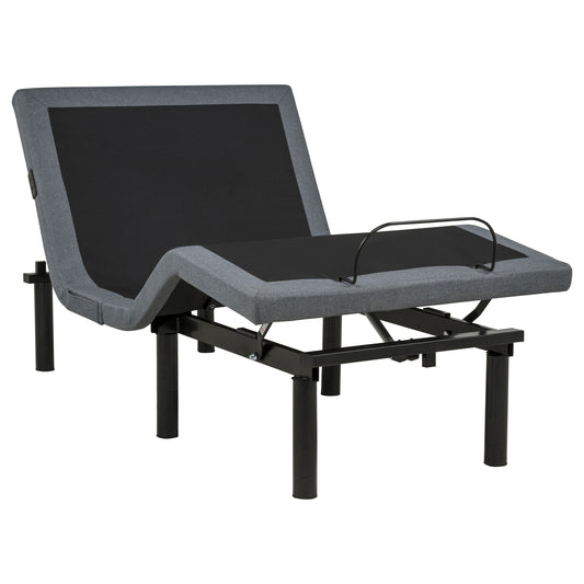 Weston Twin Dual-Motor Massage Adjustable Bed Base in Black and Grey