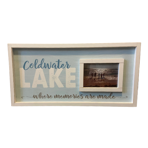 Coldwater Lake Sign with 5x7