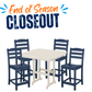 Nautical La Casa Café Counter Height Set