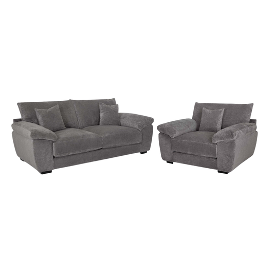 Shimmer Sofa & Chair 1/2 Set