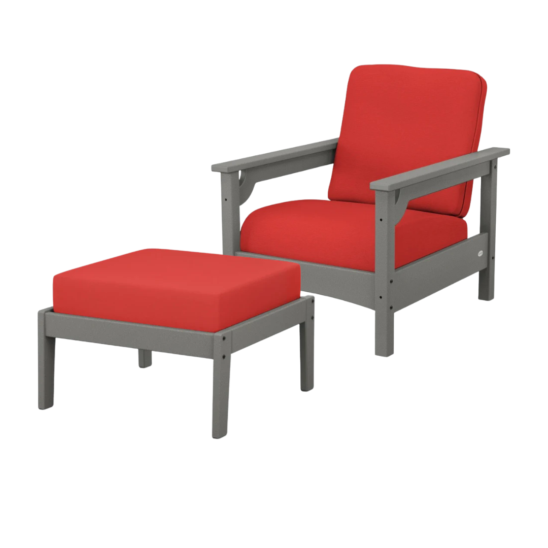Club Chair and Ottoman