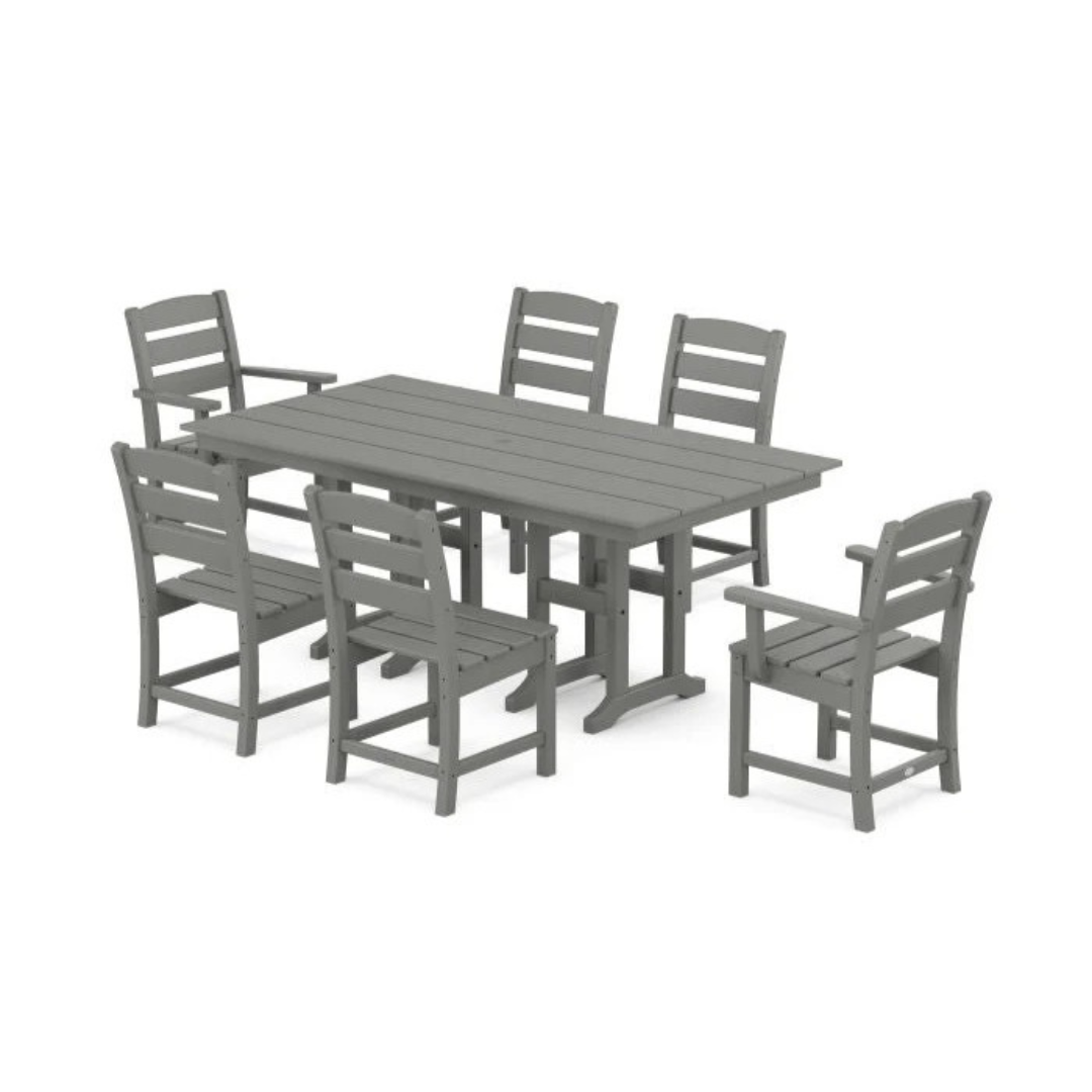 Lakeside 7-Piece Farmhouse Dining Set