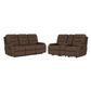 Kerrie Reclining Sofa and Loveseat