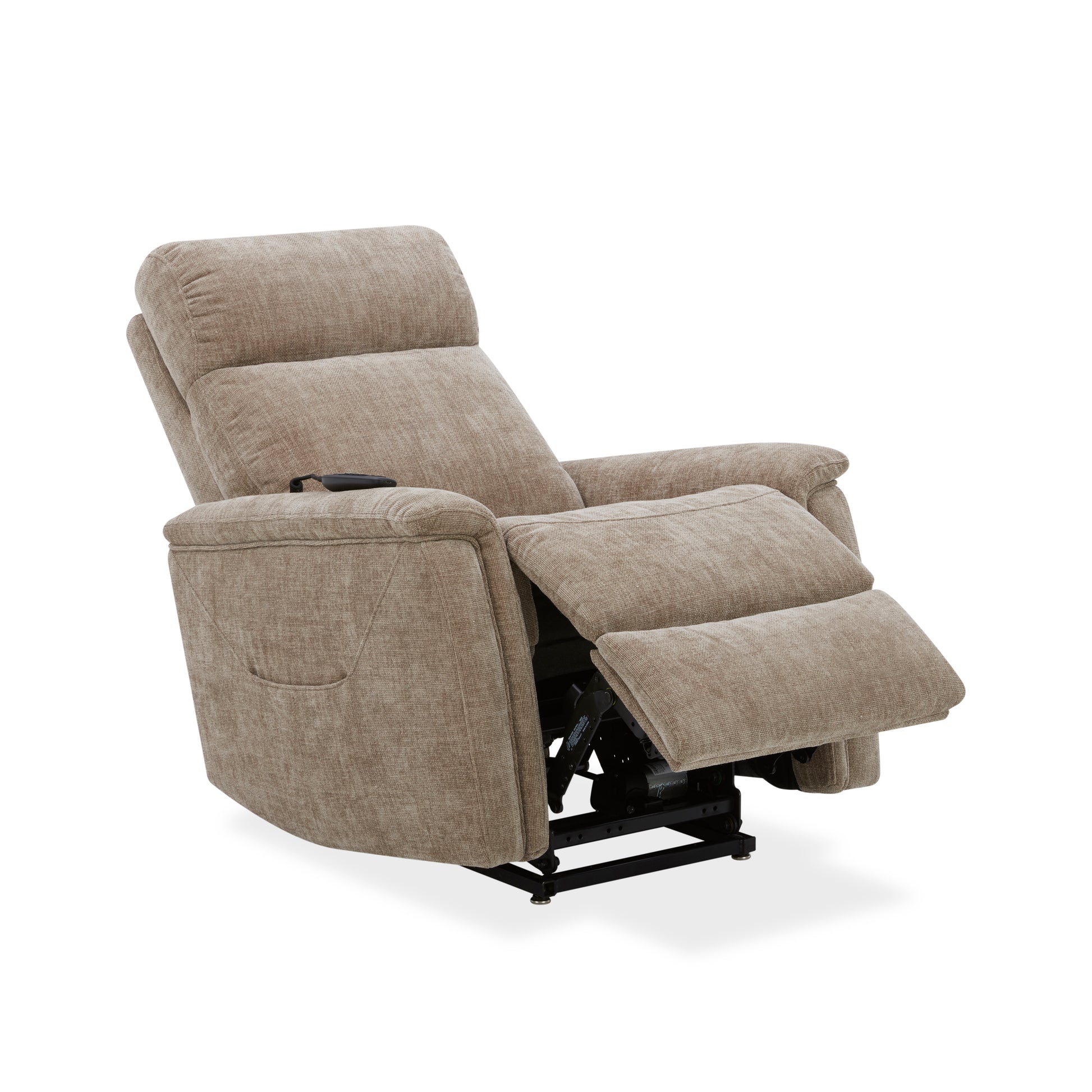 Flexsteel Luma Petite Petite Power Lift Recliner with Power Headrest, Lumbar, Heat & Massage