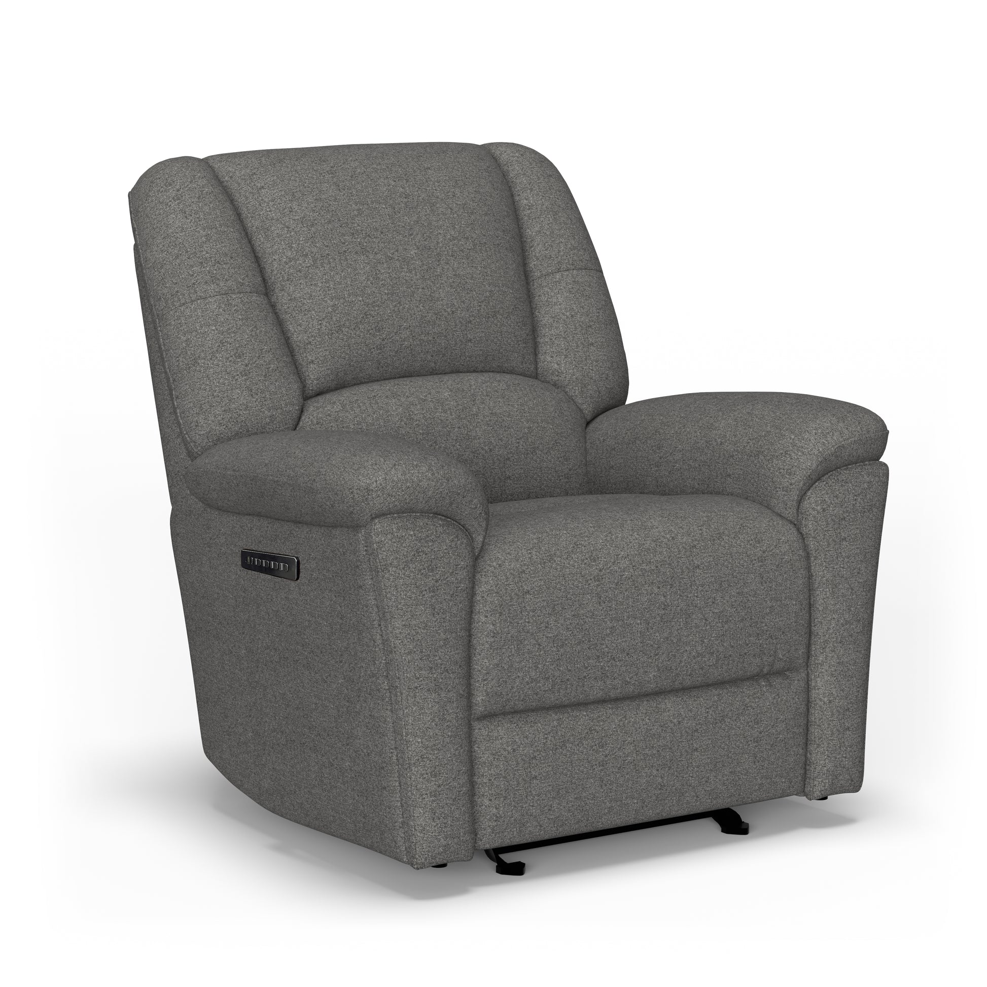 Flexsteel Plush Power Gliding Recliner with Power Headrest & Lumbar
