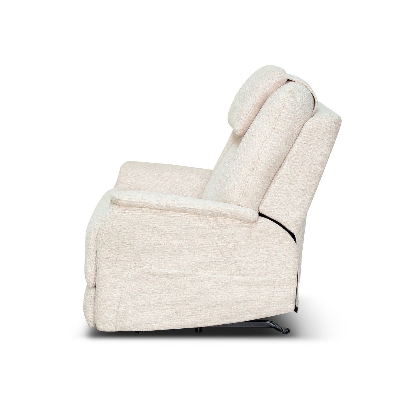Flexsteel Zecliner Model 3+ Petite Power Sleep Chair with Power Headrest, Lumbar, Heat & Massage