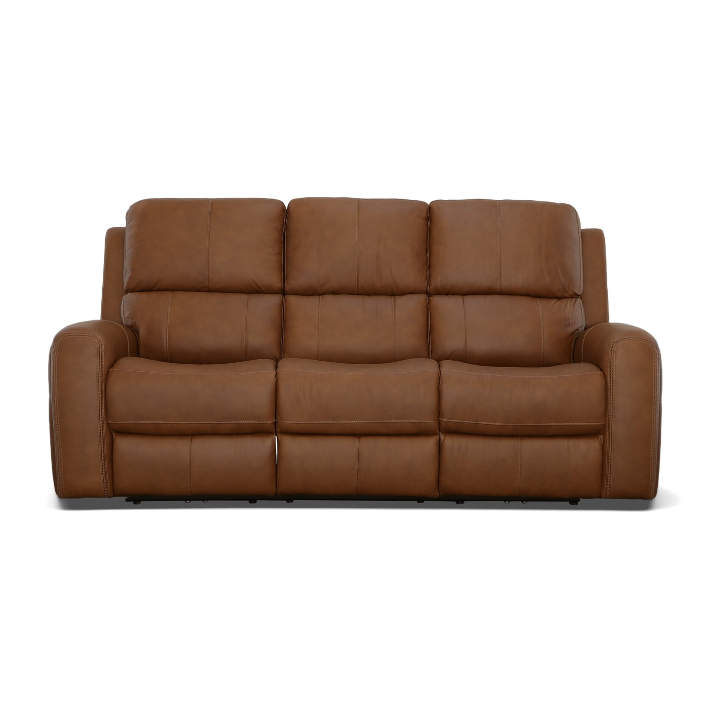 Flexsteel Linden Power Reclining Sofa with Power Headrests & Lumbar