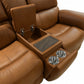 Flexsteel Henry Power Reclining Loveseat with Console & Power Headrests & Lumbar