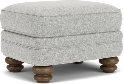 Bay Bridge Ottoman - Glacier
