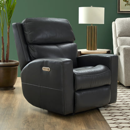 Score Power Recliner with Power Headrest & Lumbar - Steel (825-02)
