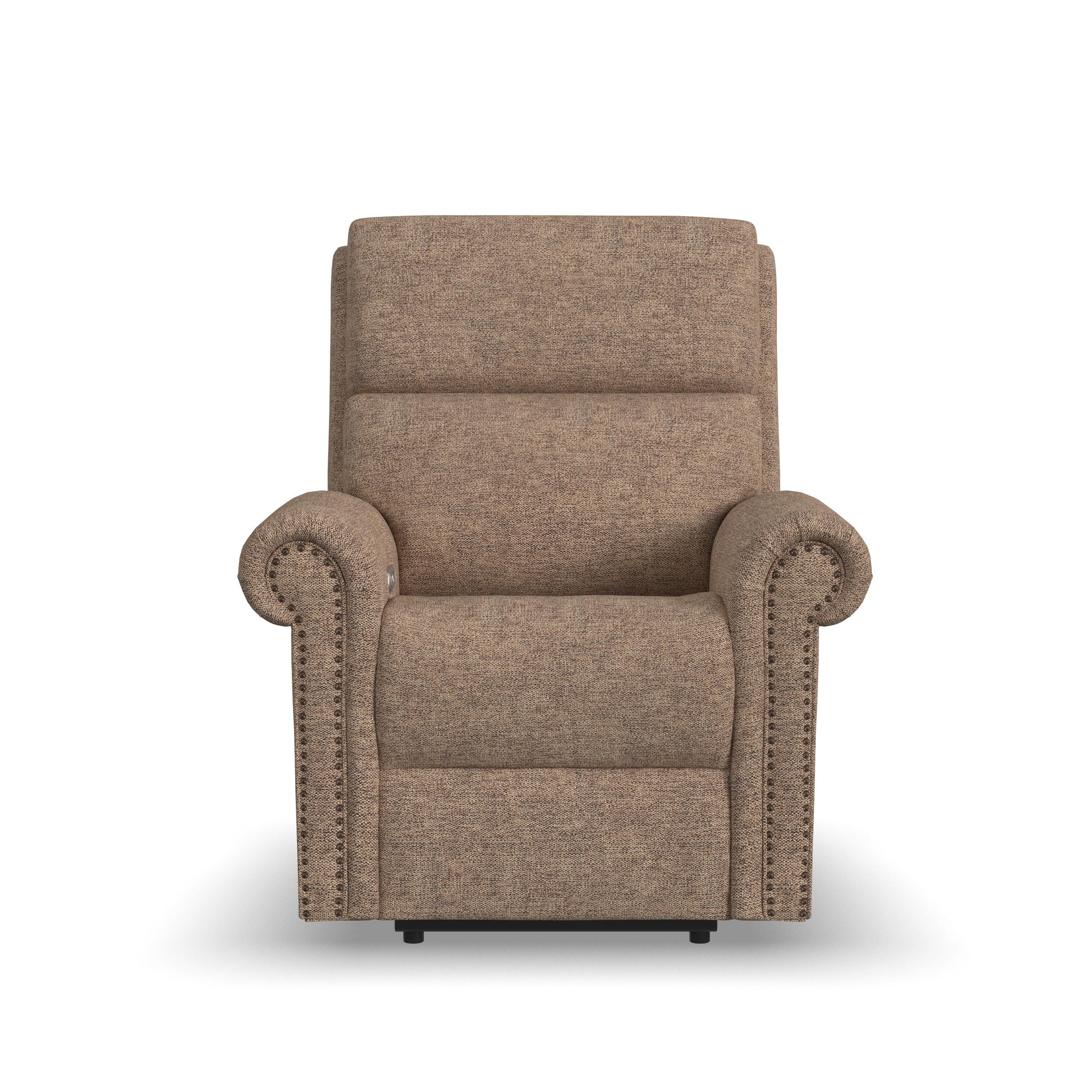 Flexsteel Bernard Power Recliner with Power Headrest & Lumbar