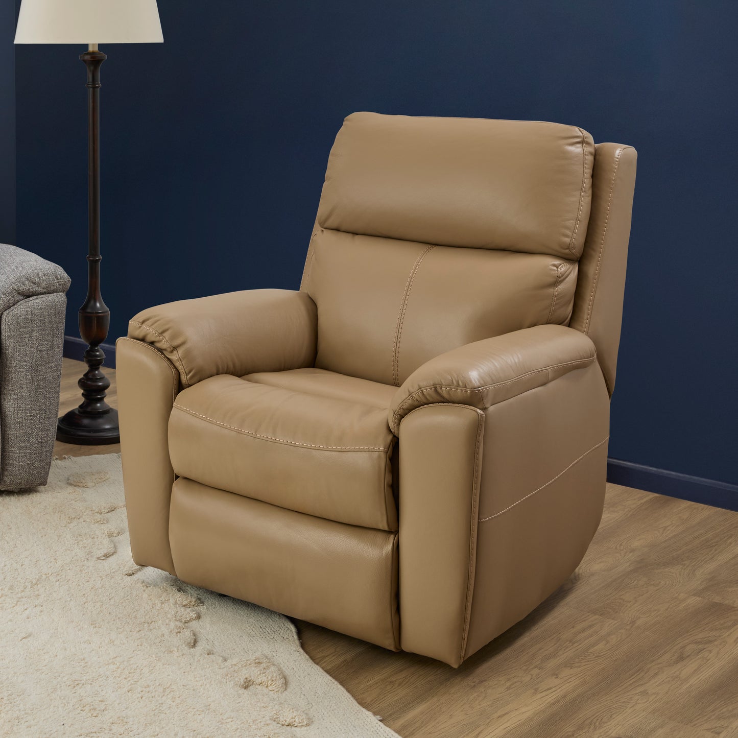 Flexsteel Porter Power Recliner with Power Headrest & Lumbar