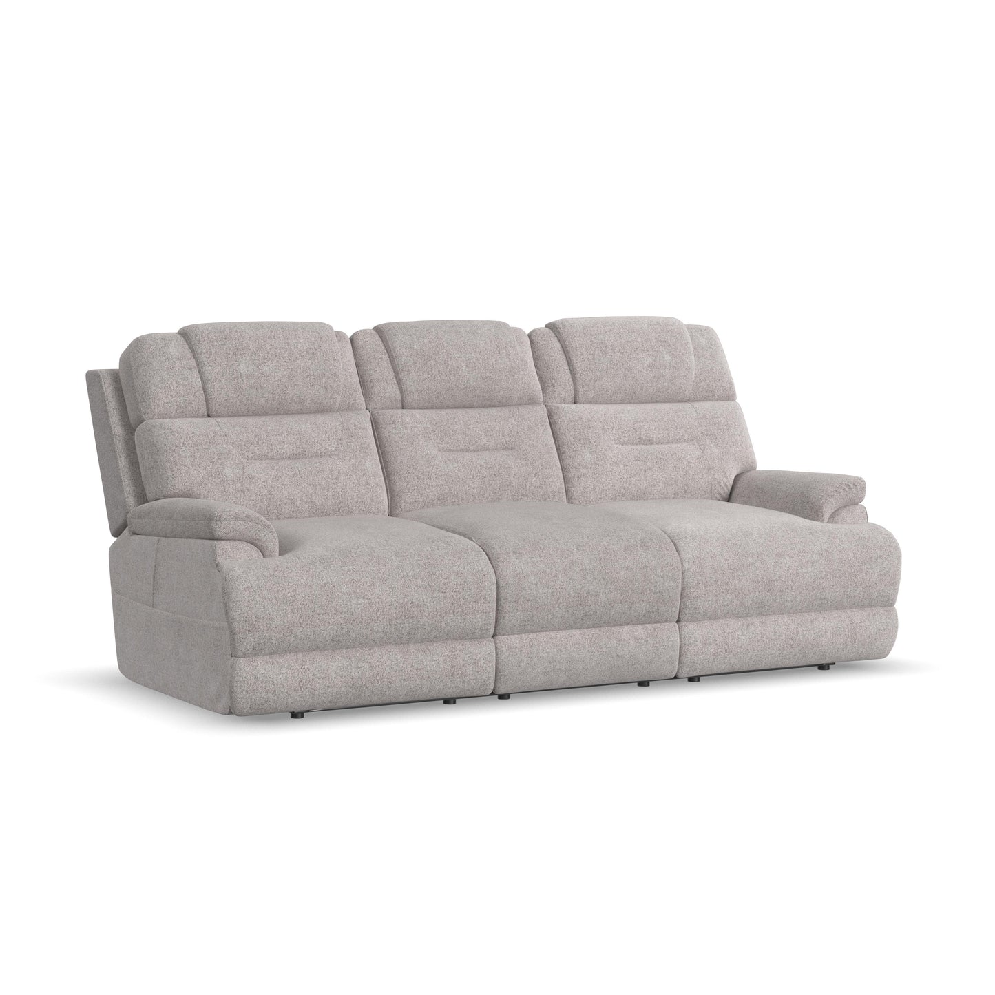 Flexsteel Zecliner Zofa Power Reclining Sofa with, Power Headrest, Lumbar, Heat & Massage