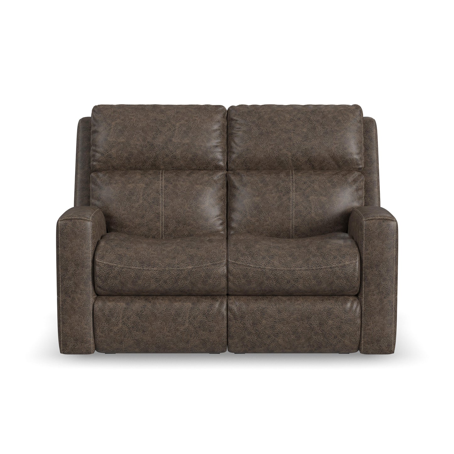 Flexsteel Score Power Reclining Loveseat with Power Headrests & Lumbar