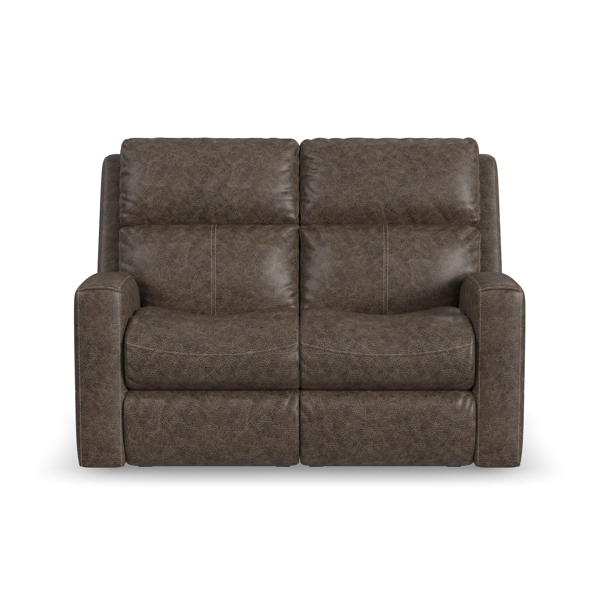 Flexsteel Score Power Reclining Loveseat with Power Headrests & Lumbar
