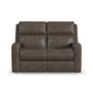 Flexsteel Score Power Reclining Loveseat with Power Headrests & Lumbar