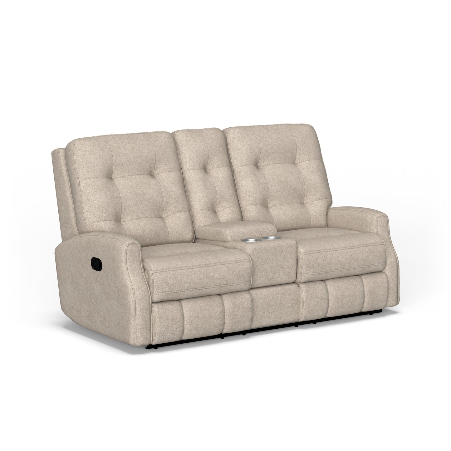 Flexsteel Devon Reclining Loveseat with Console