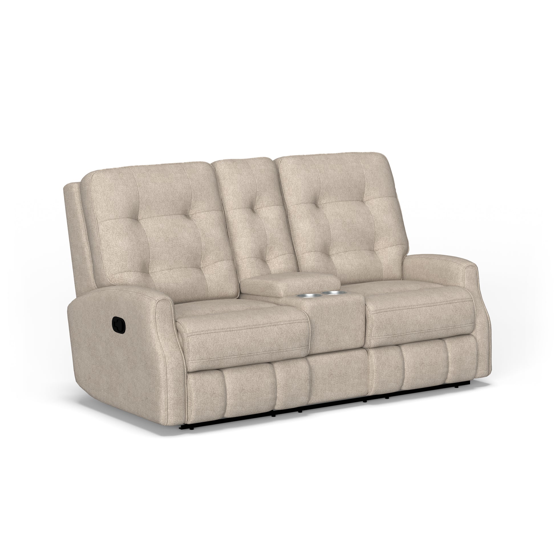 Flexsteel Devon Reclining Loveseat with Console