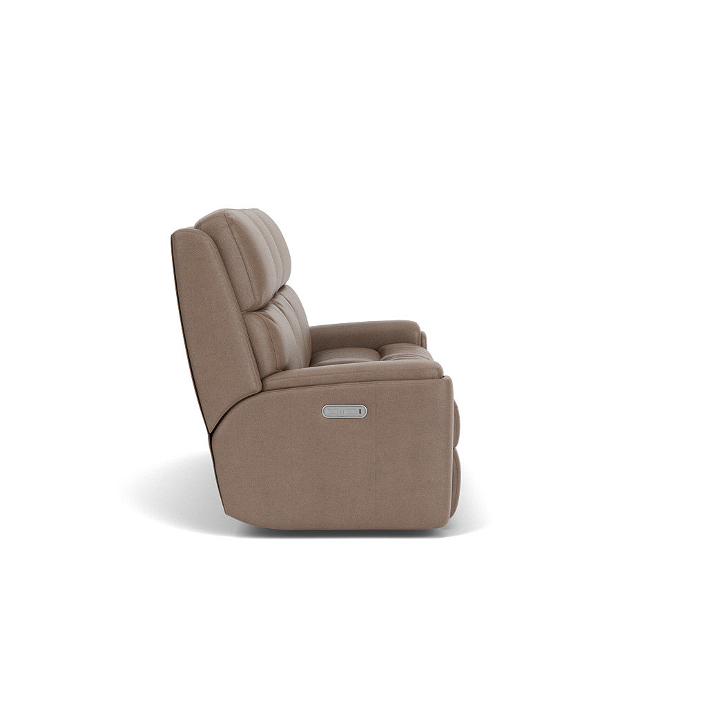 Flexsteel Rio Power Reclining Sofa with Power Headrests
