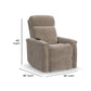 Flexsteel Luma Power Lift Recliner with Power Headrest, Lumbar, Heat & Massage