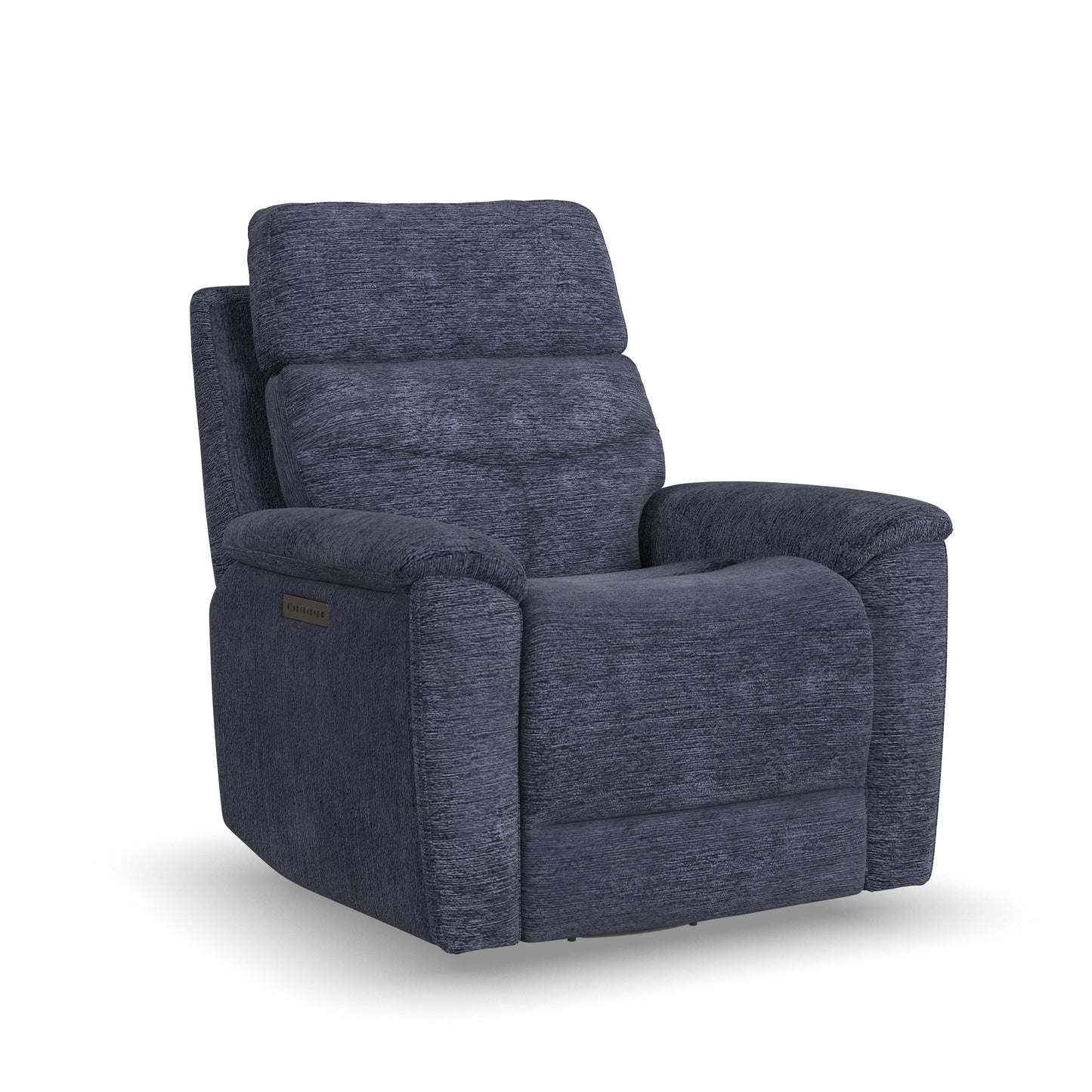 Flexsteel Refined Swivel Gliding Recliner w/ Power Headrest & Lumbar