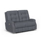 Flexsteel Devon Power Reclining Loveseat with Power Headrests