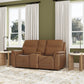 Flexsteel Sawyer Pwr Recl Loveseat w/ Console, Pwr Hdrsts, Lumbar