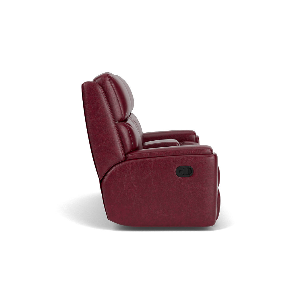 Flexsteel Rio Reclining Loveseat with Console