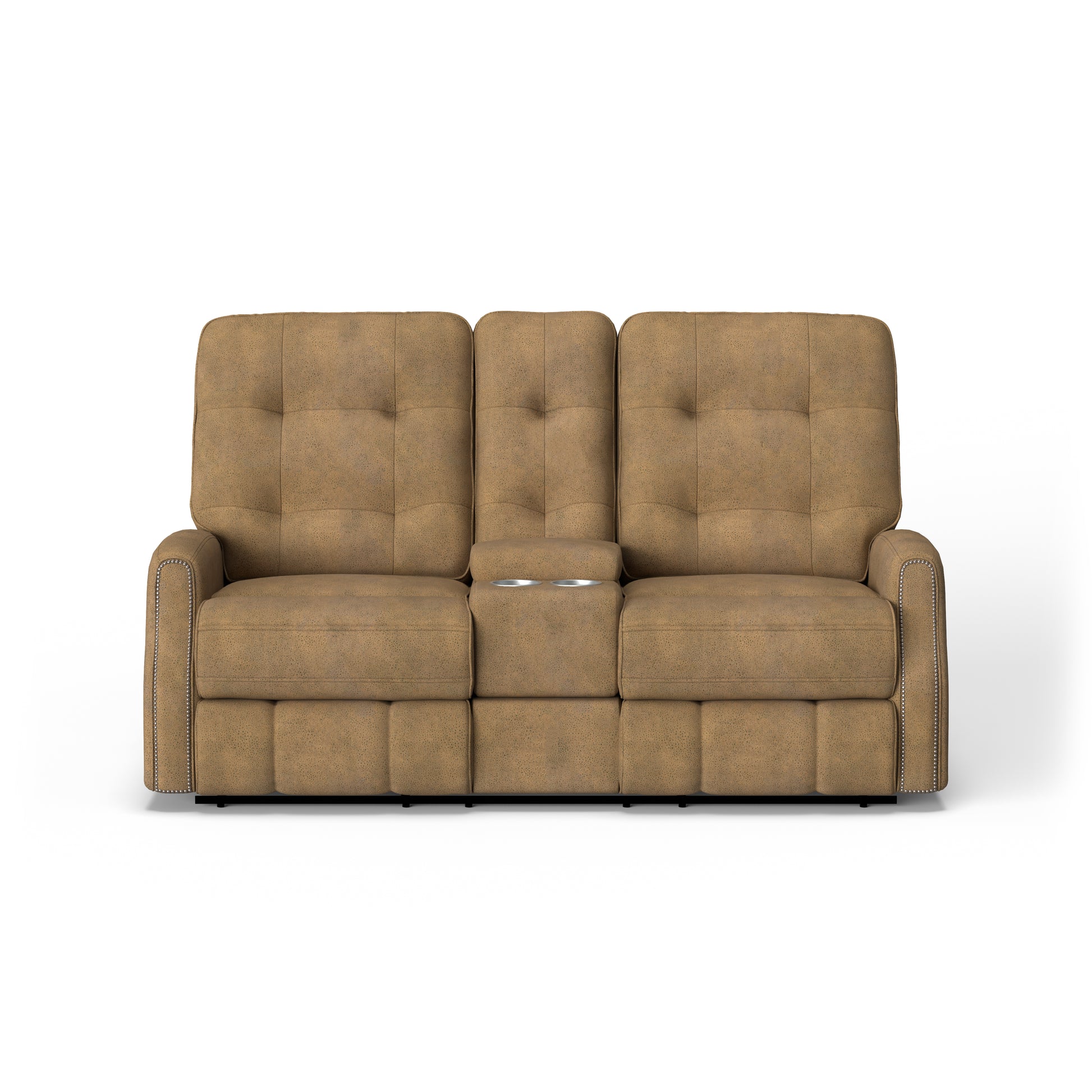 Flexsteel Devon Reclining Loveseat with Console