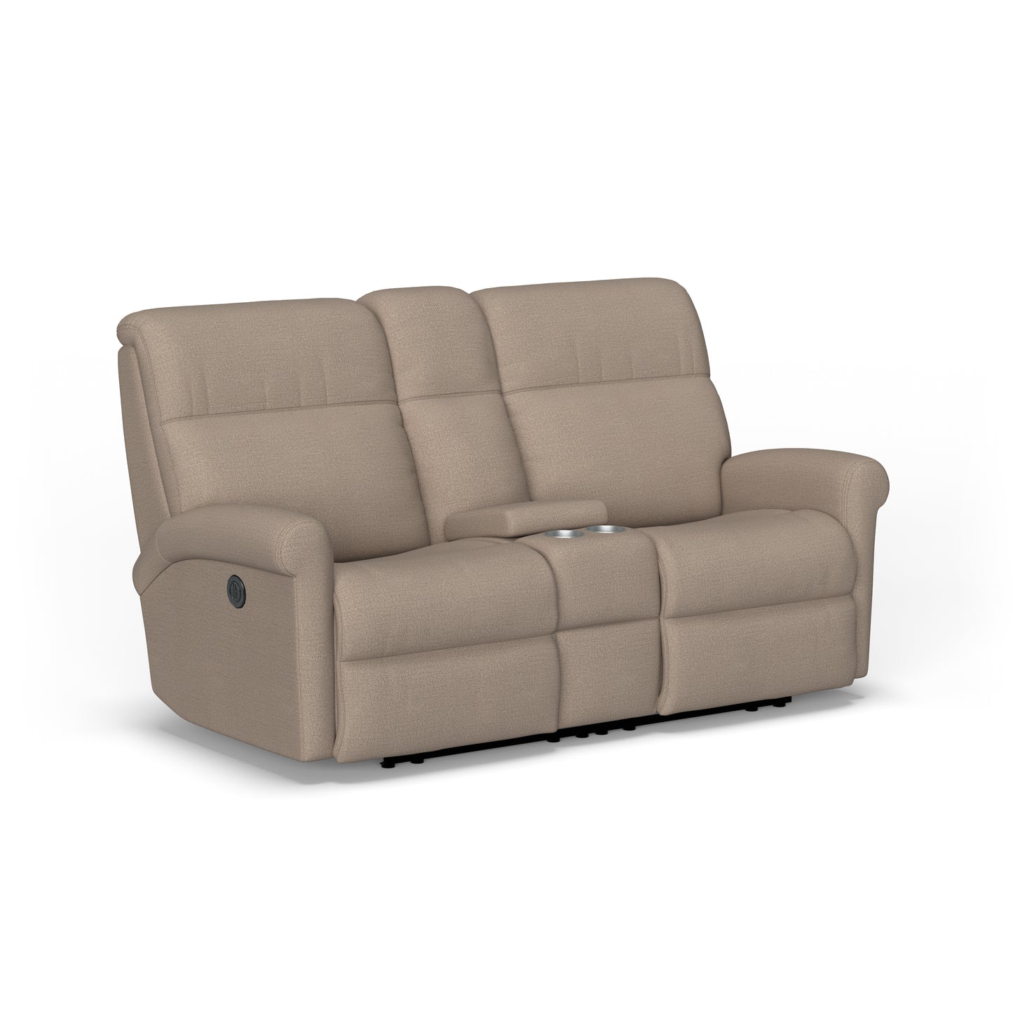 Flexsteel Davis Power Reclining Loveseat with Console
