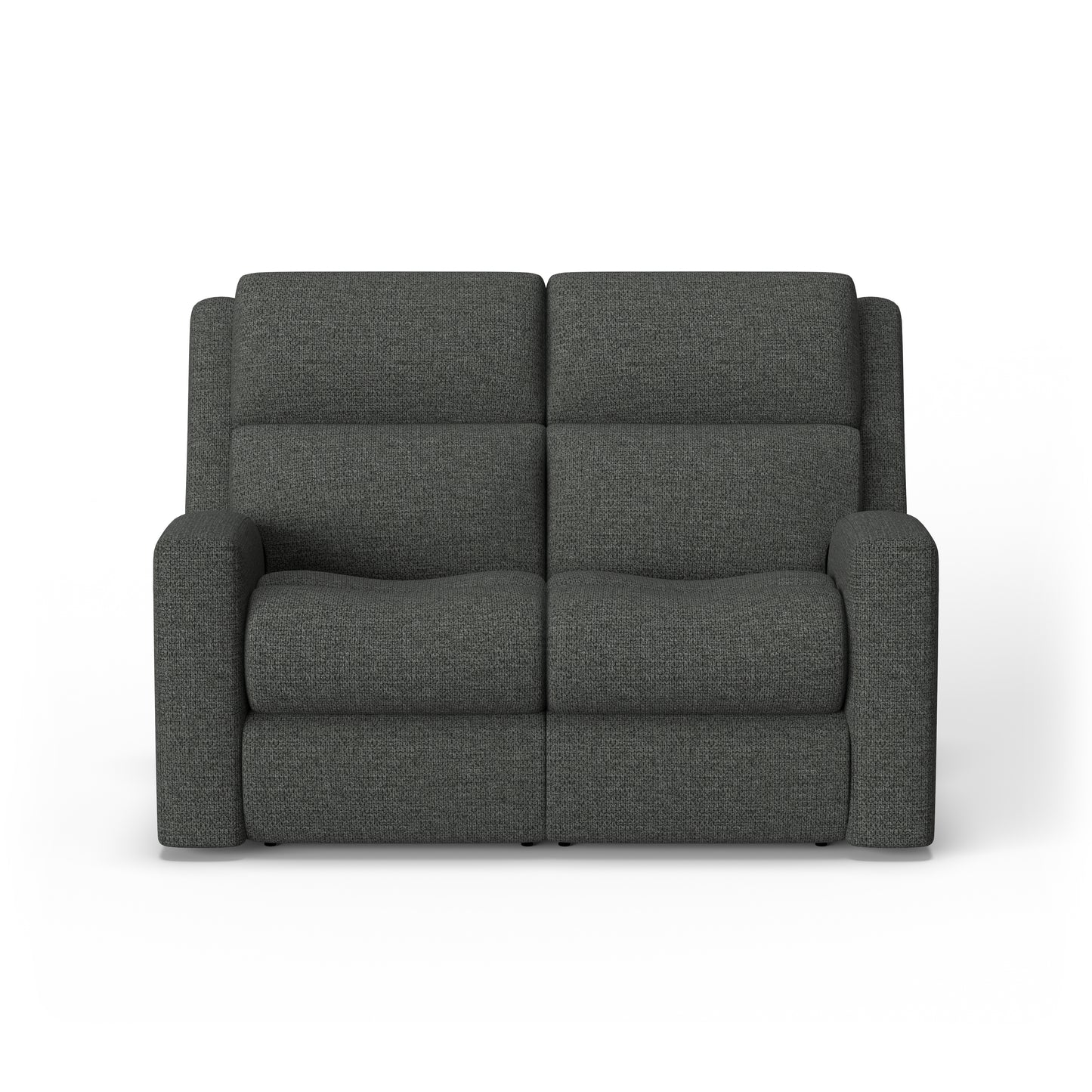 Flexsteel Score Power Reclining Loveseat with Power Headrests & Lumbar