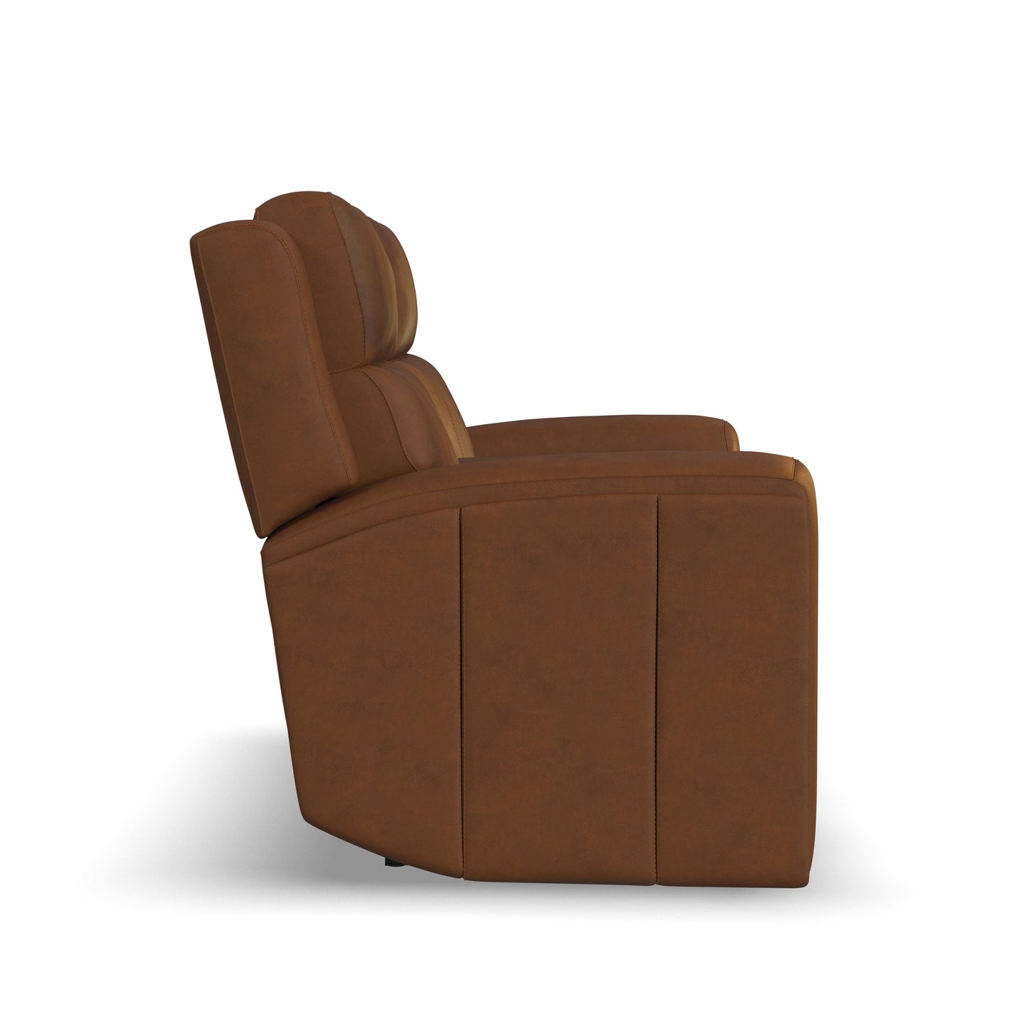 Flexsteel Wyatt Power Reclining Loveseat with Console & Power Headrests & Lumbar