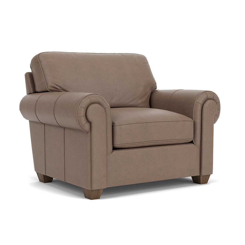 Carson Leather Chair - Driftwood (174-01)