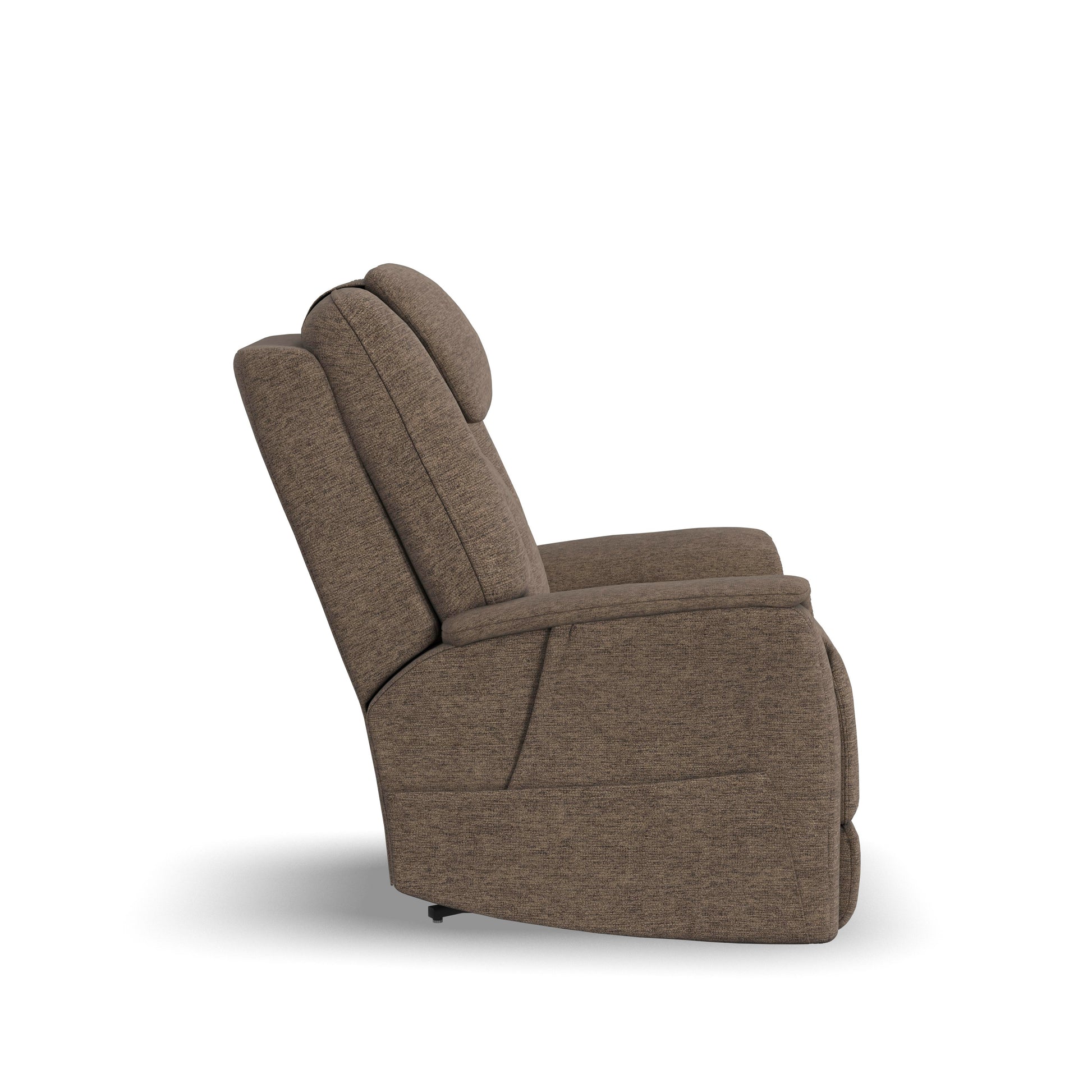 Flexsteel Zecliner Model 3+ Petite Power Rocking Recliner with Power Headrest, Lumbar, Heat & Massage