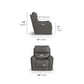 Flexsteel Carter Power Recliner with Power Headrest & Lumbar