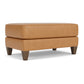 Westside Leather Cocktail Ottoman - Camel (659-72)