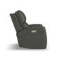 Flexsteel Linden Power Swivel Gliding Recliner with Power Headrest, Lumbar, Heat & Massage