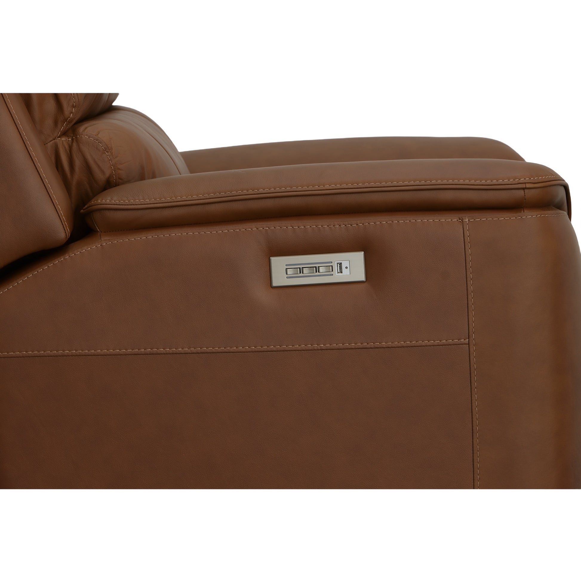 Flexsteel Henry Power Recliner with Power Headrest & Lumbar
