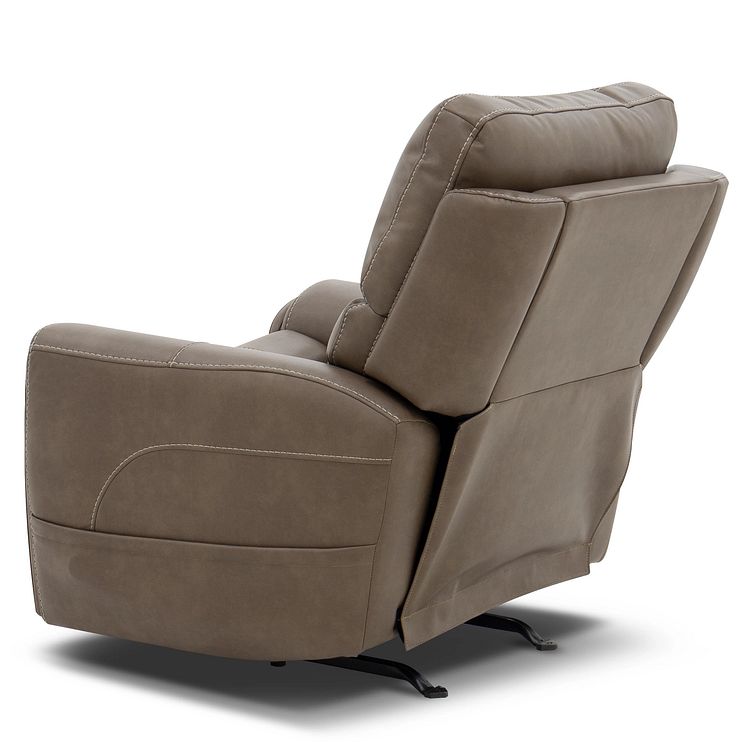 Carter Power Rocking Recliner with Power Headrest, Lumbar, Heat & Massage