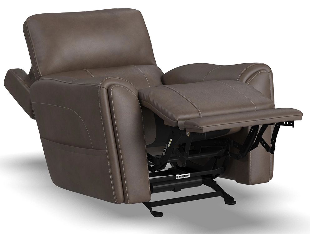 Carter Power Rocking Recliner with Power Headrest, Lumbar, Heat & Massage