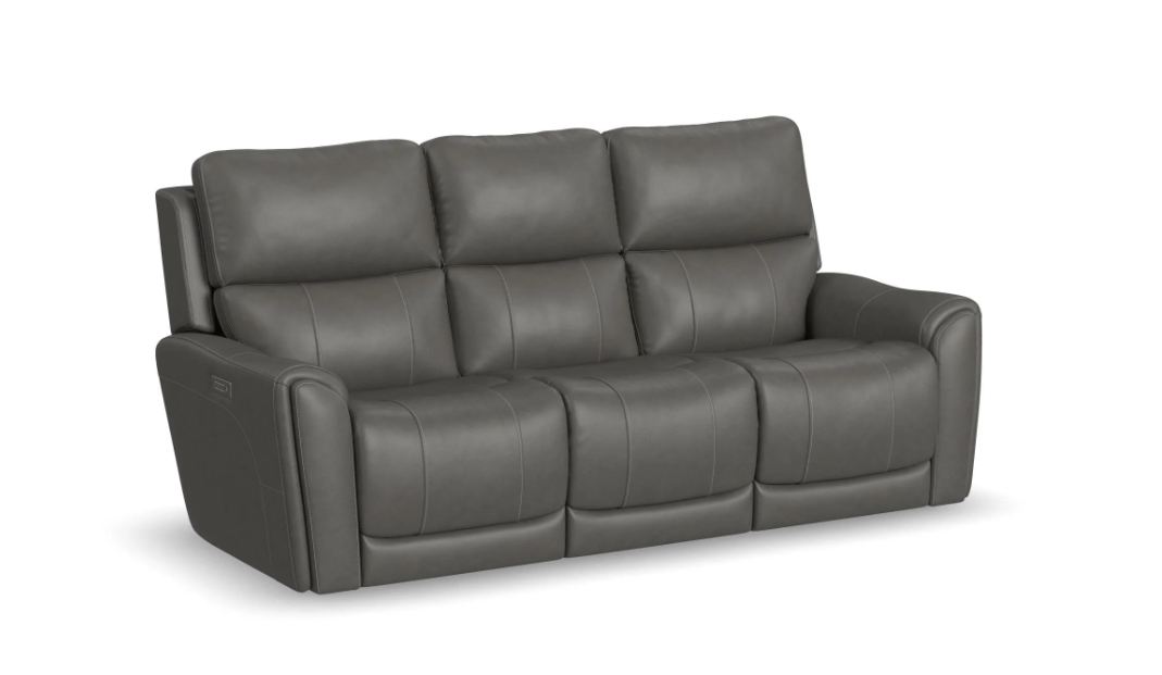 Carter Power Reclining Sofa with Console & Power Headrests & Lumbar