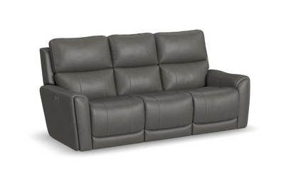 Carter Power Reclining Sofa with Console & Power Headrests & Lumbar