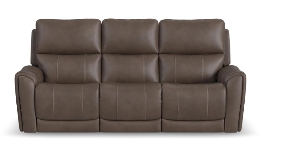 Carter Power Reclining Sofa with Console & Power Headrests & Lumbar