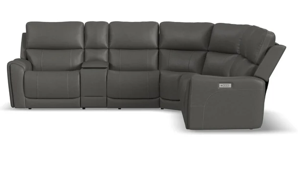 Carter Power Reclining Sectional with Headrests & Lumbar